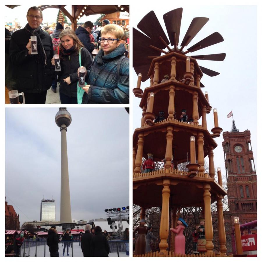 Berliner Weihnachtsmärkte im Test: es gewinnt der am roten Rathaus. Gleich geht\'s zu \