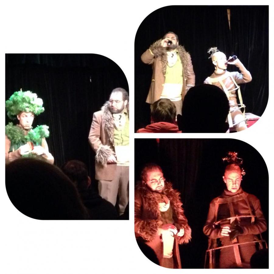 Der Tannenbaum: vorher - (während) - nachher. #Märchenhütte