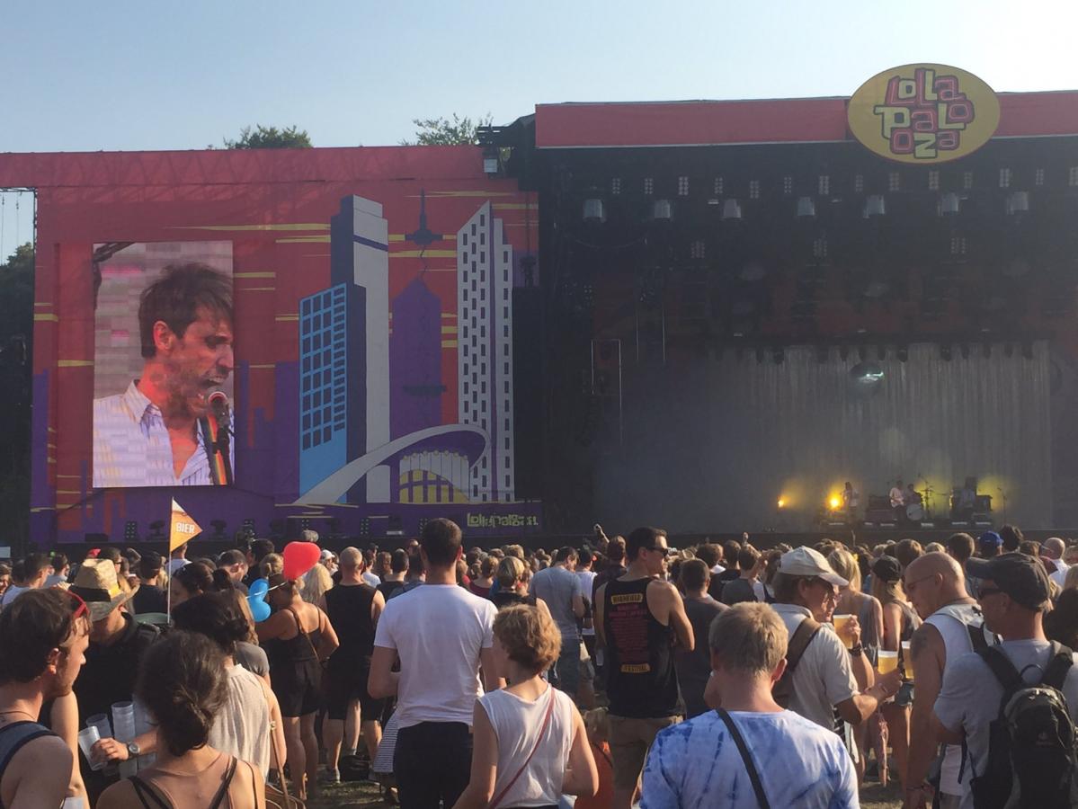 Lollapalooza: Tocotronic aus HH on the stage