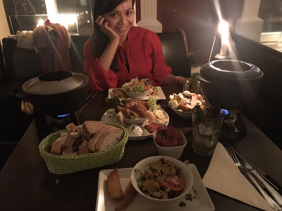 Feuer und Flamme - für und mit dieser Geburtstagslady! :)