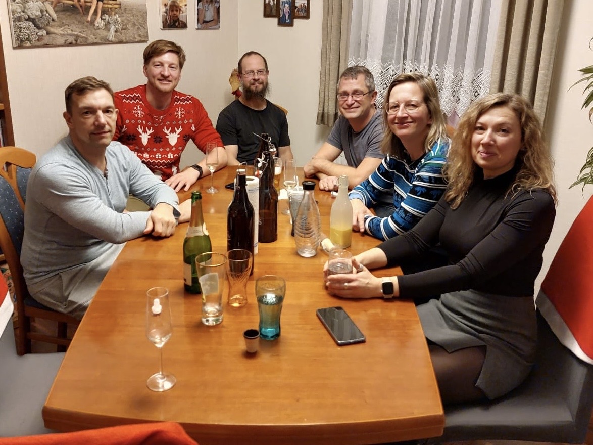 Lustige Stunden mit alten Weggefährten (Foto by Erik, Eierlikör by Nicole) - Klasse! :)