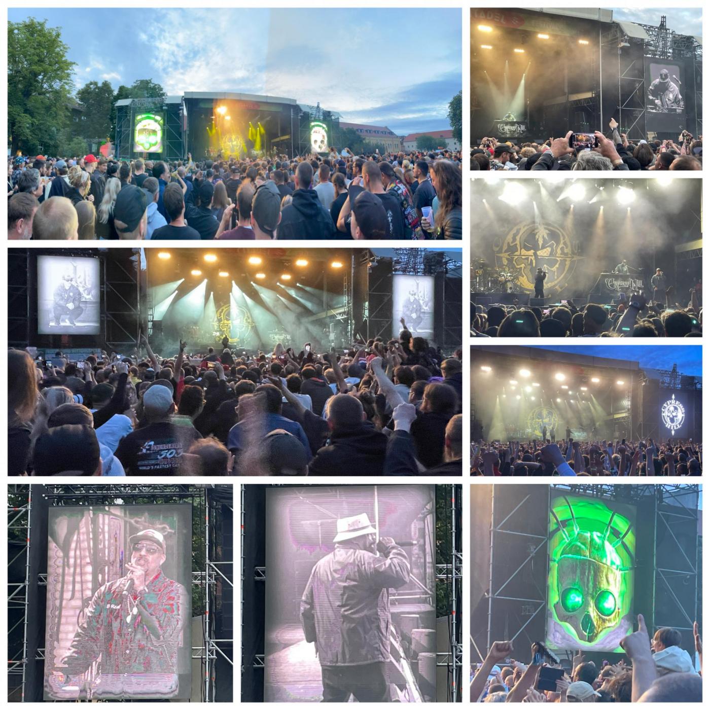 Gestern Cypress Hill in der Zitadelle - endlich Open Air mit voller Hütte & viel Bewegung, insane! :)