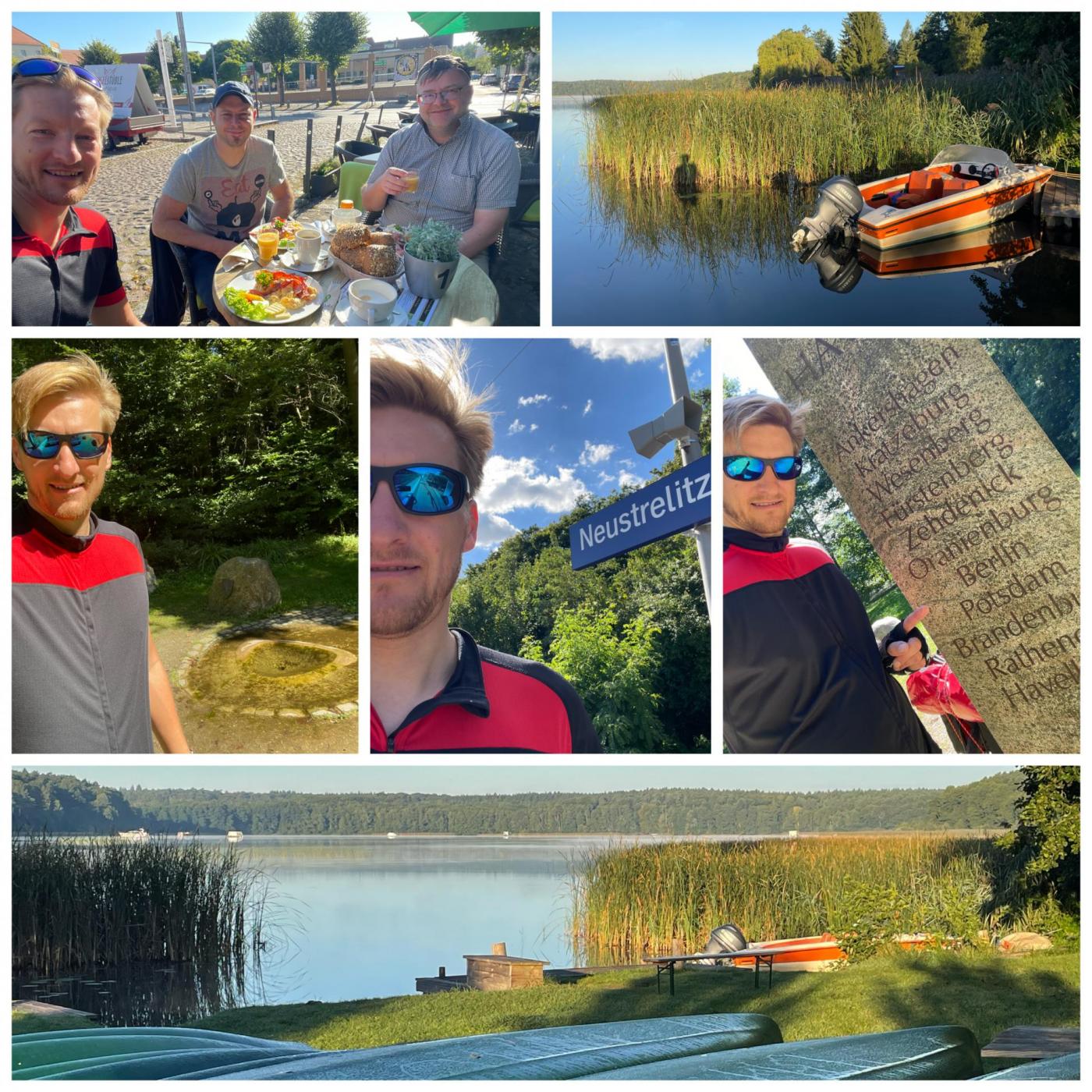 Heute letzte Etappe: Fürstenberg -> Havelquelle, gerade von Neustrelitz back to Berlin - geniales WE!! :)