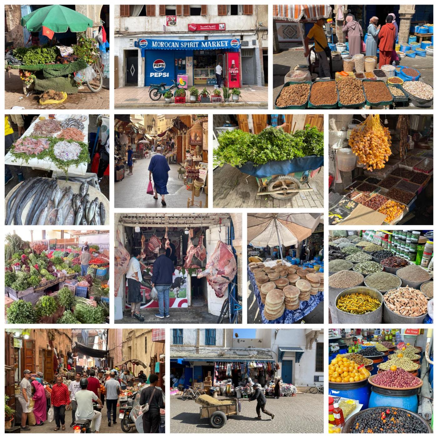 Alltagsgüter im Markt- & Straßenverkauf: Immer wieder faszinierend & Blicke fesselnd, weil sooo anders als bei uns zu Lande.