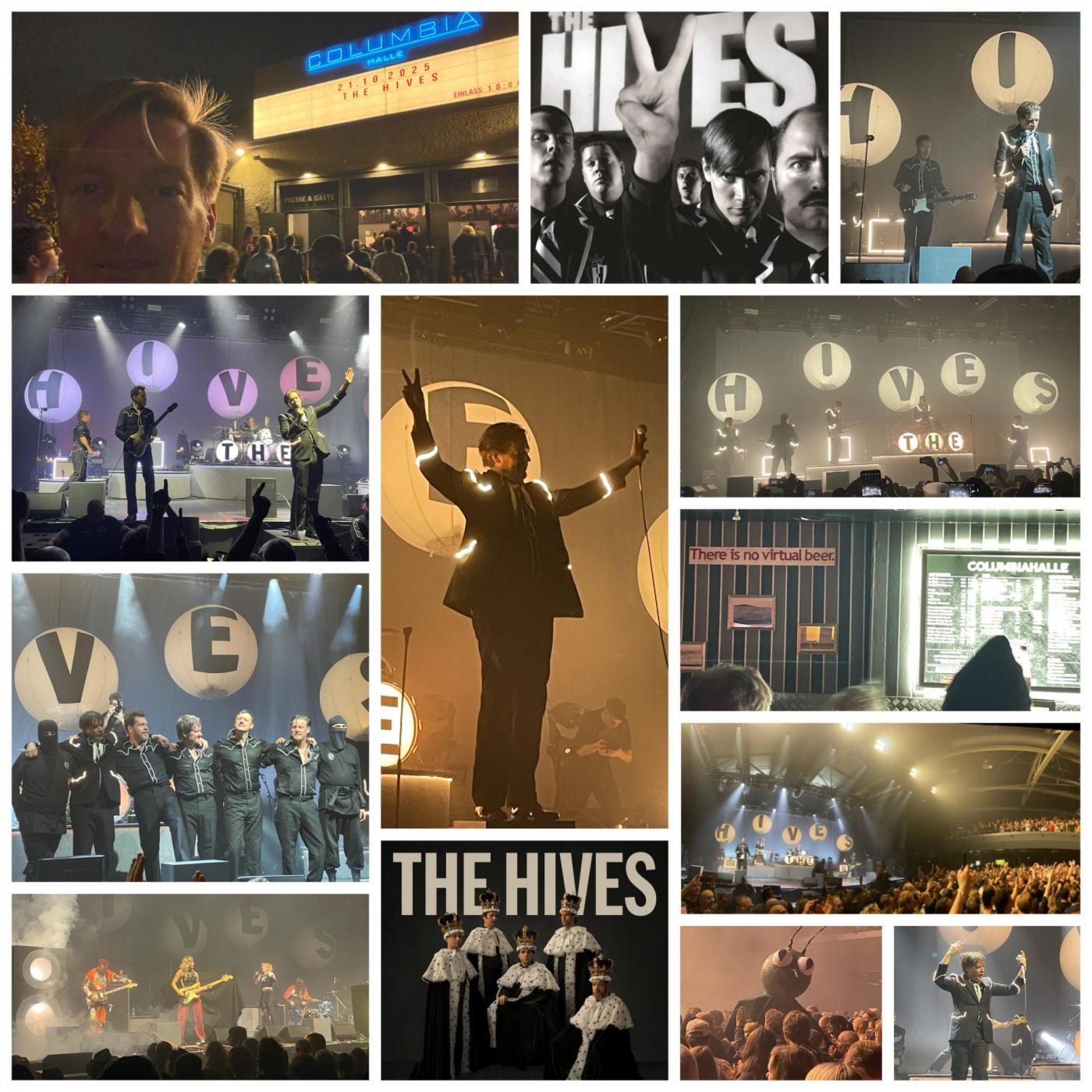 Gestern Columbiahalle: CRAZY!! The Hives & 2 Vorbands, >3h Full Speed und alle aus dem Häuschen - herrlich!!
