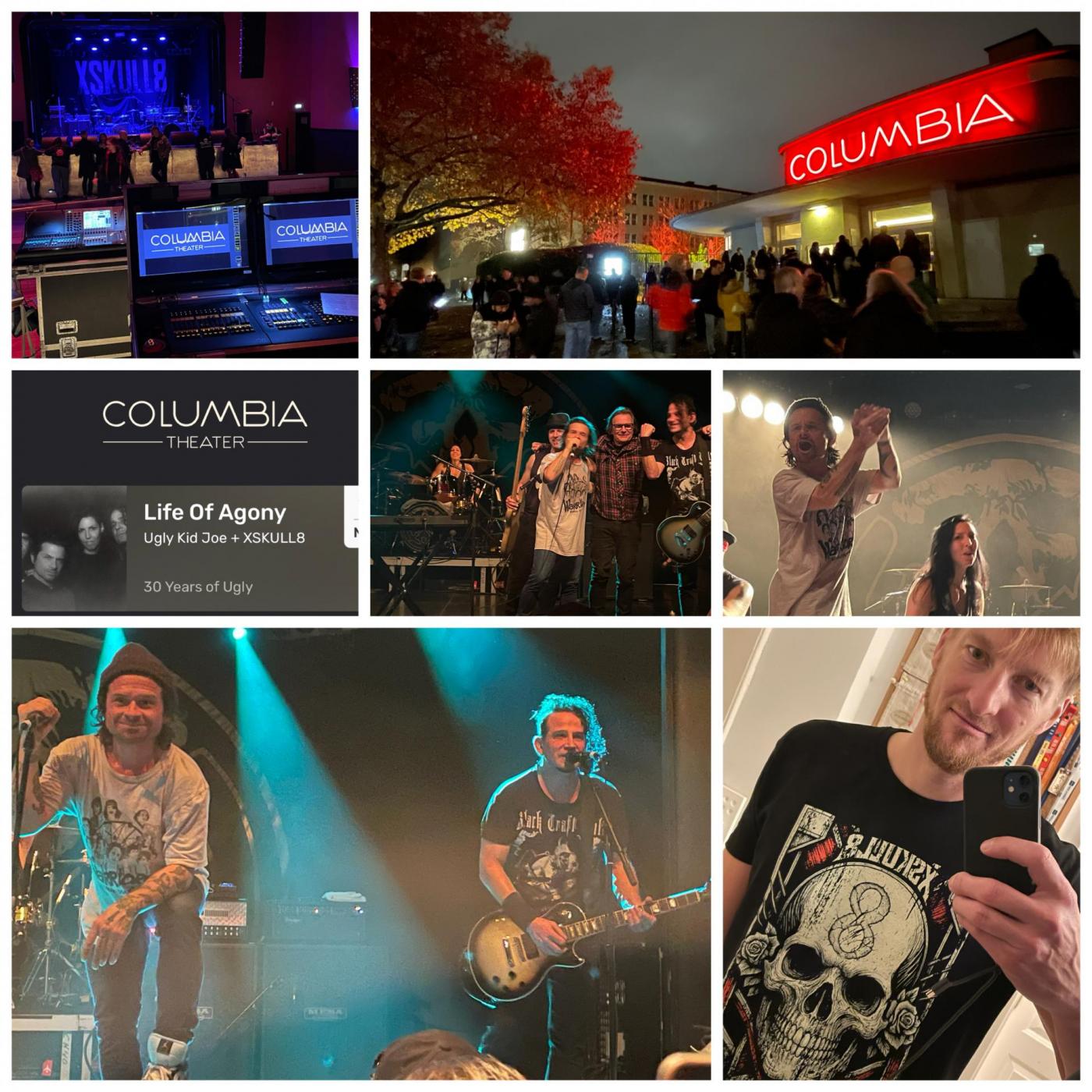 Gestern Abend: 1st time im wunderbaren ColumbiaTheater mit gleich 3 Bands - alles andere als UGLY!!!