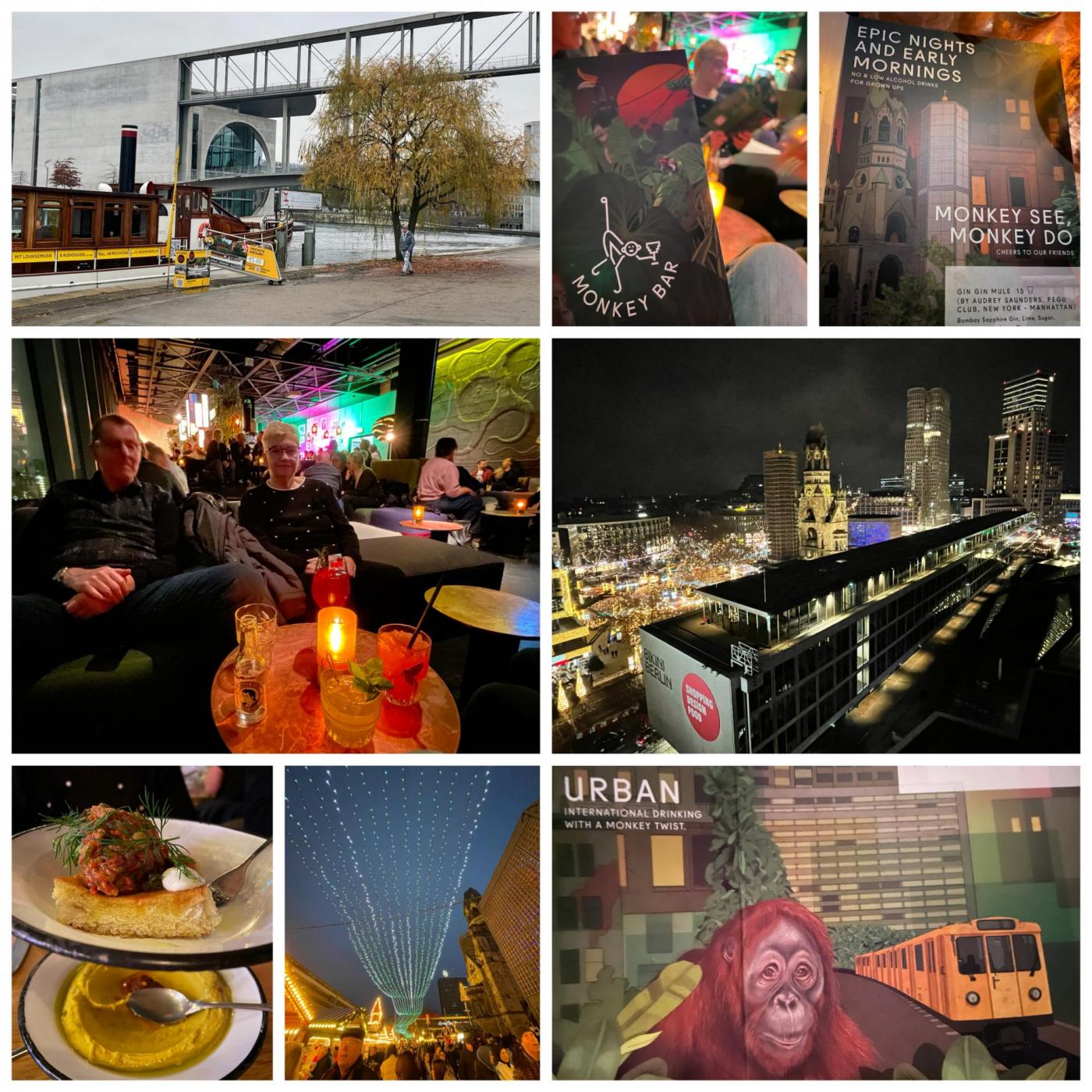 Tag durch die Stadt über den Dächern chillig & lecker ausklingen lassen: monkey bar & neni