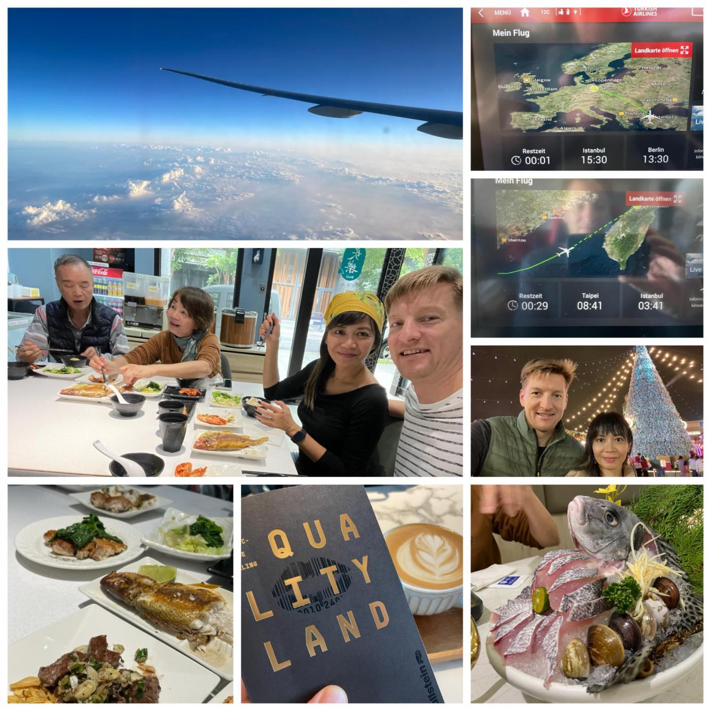 Heute Morgen gut in Taipeh gelandet und sofort Quality Time gestartet - in jeglicher Hinsicht! :)