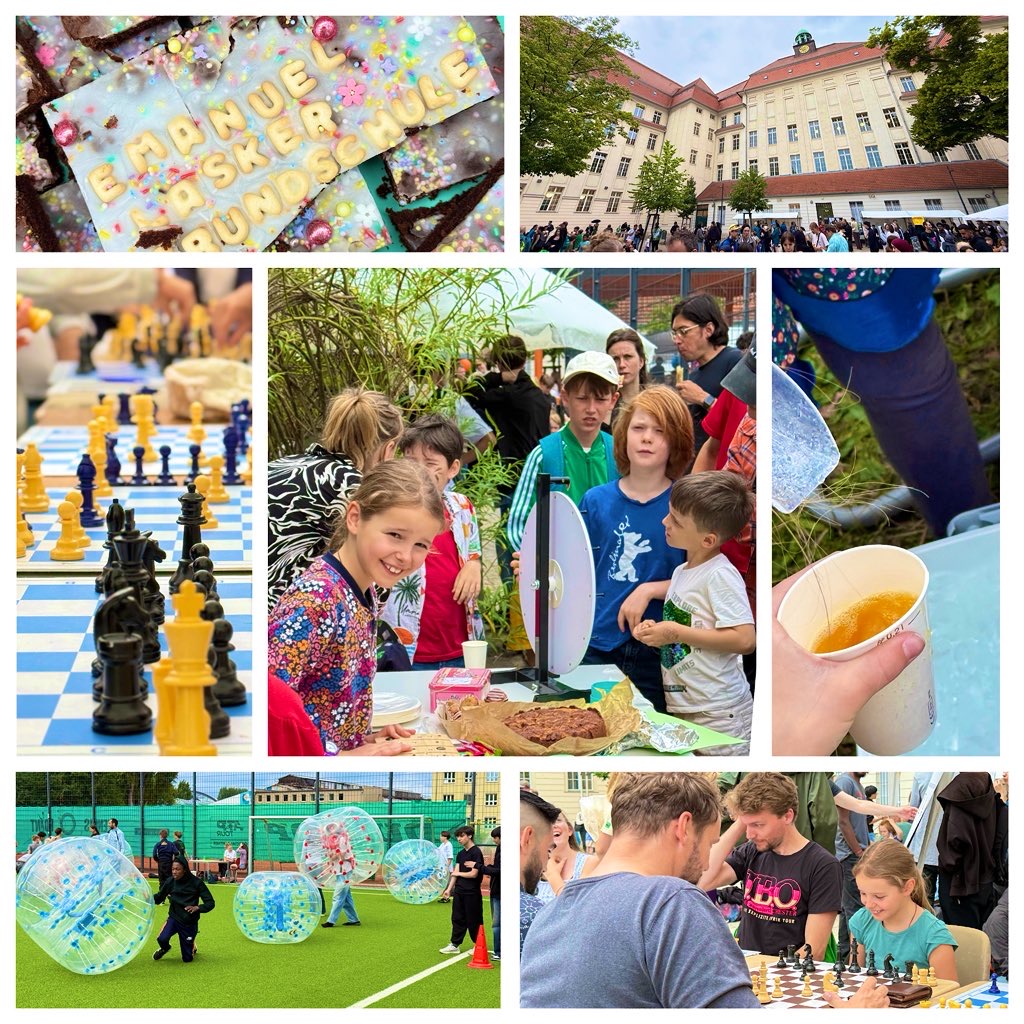 The Lask‘ and the Furious. Jährliches Juna Schulfest der Superlative. Saftbar mit Eis-Sensation, aber chancenlos im Schach … (Danke nochmal an Suja für die Kühlbox)