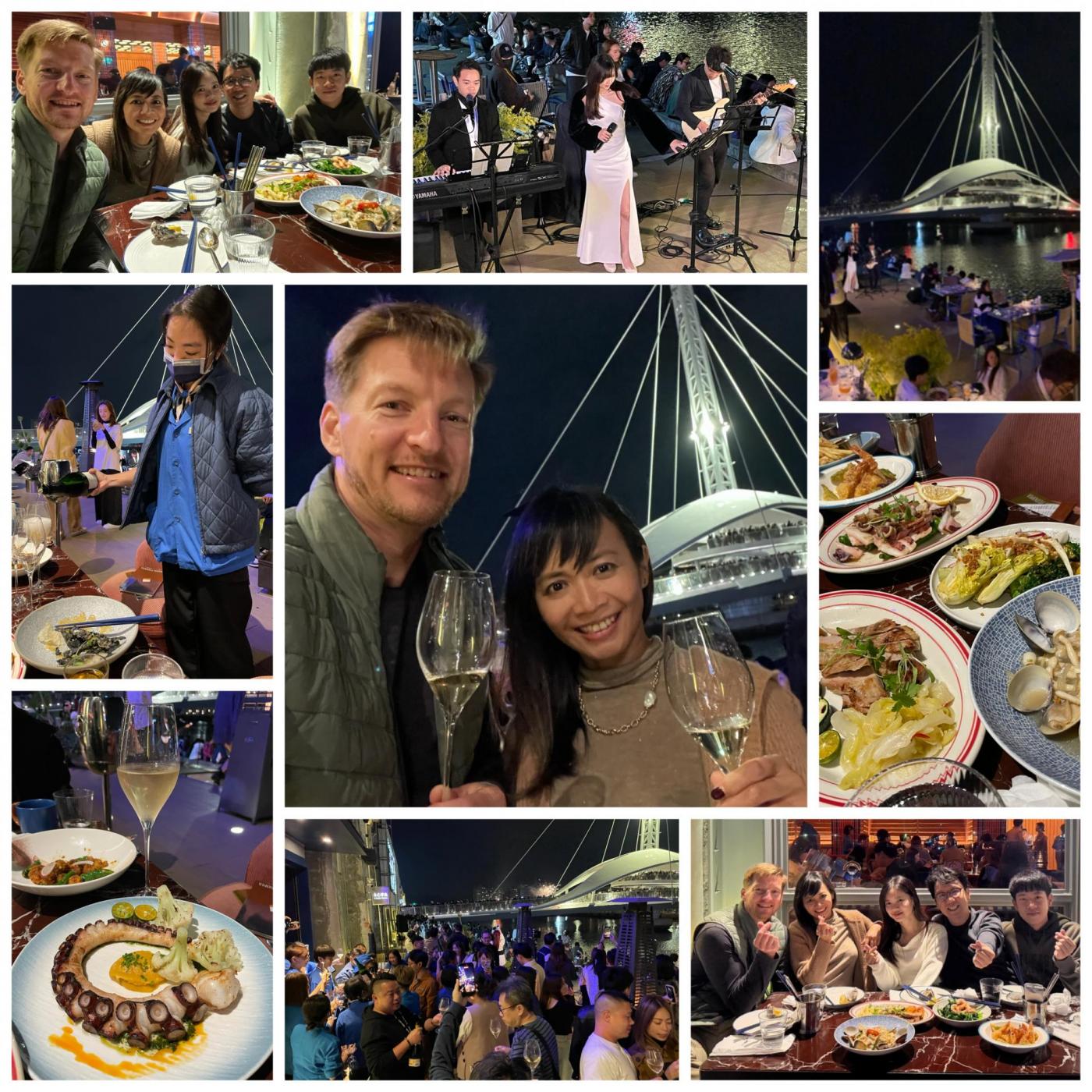 Happy New Year in/from Kaohsiung/Taiwan! Gestern in super Ambiente & Untermalung Riverside ins neue Jahr 2026 gefeiert! #taiwan2526