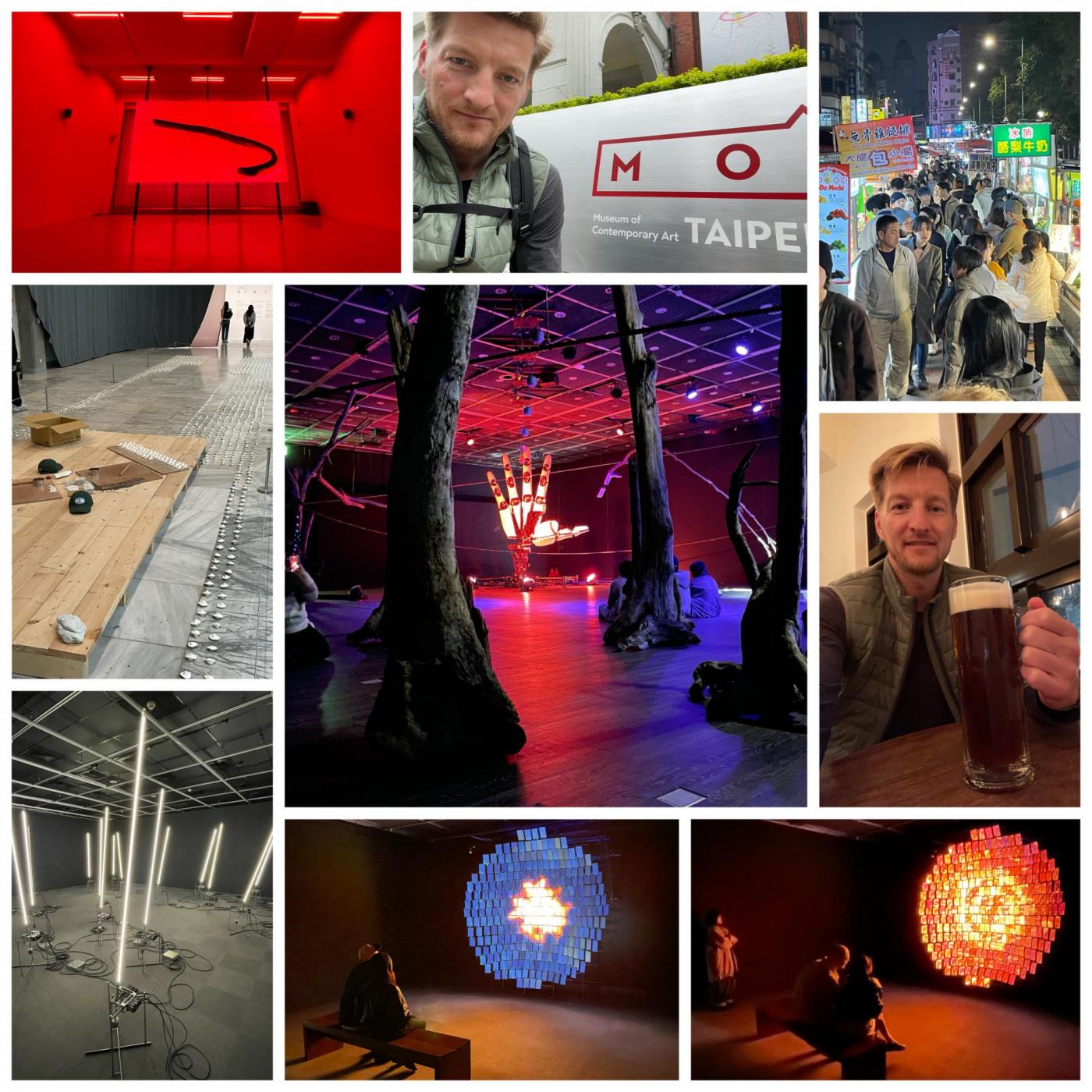 Volle Dosis Taipeh: TFAM & MoCA - Fine Arts & Contemporary Arts Museum, Night Market and Craft Beer Bar - overload! ;) #taiwan2526