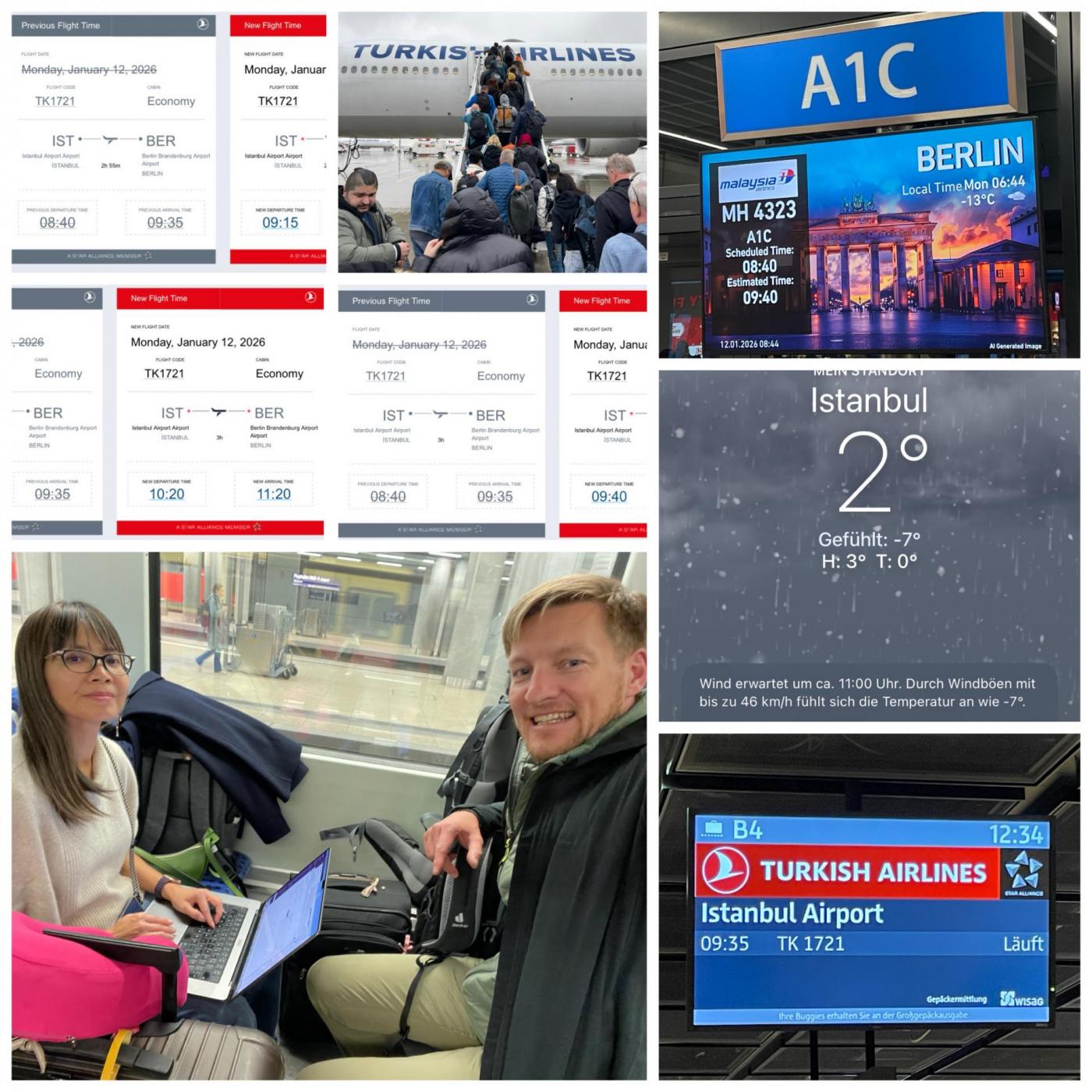 Salamitaktik in Istanbul & 1h Gepäckband am BER haben Urlaubsende hinausgezögert. :( Mal sehen, was jetzt die BVG noch auf Lager hat!? #taiwan2526