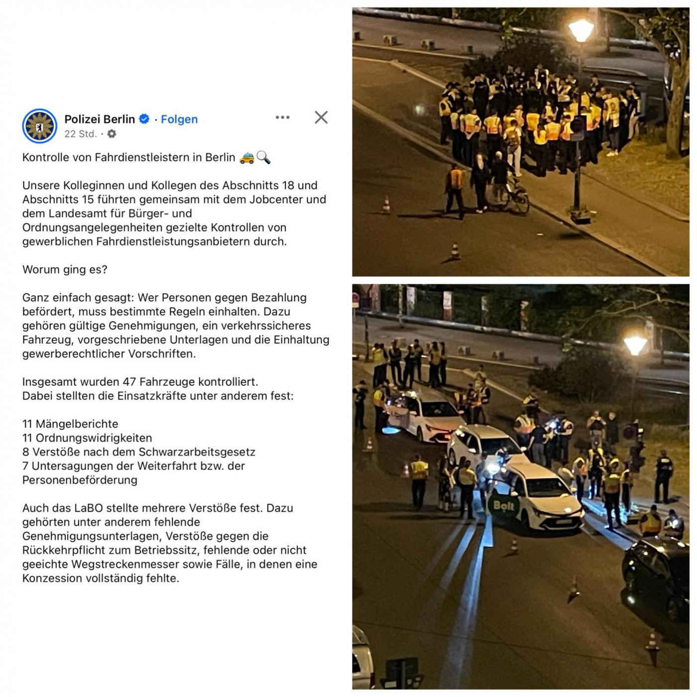 Genau so habe ich Szenen & Aufgebot gestern Abend vor unserer Haustür interpretiert…