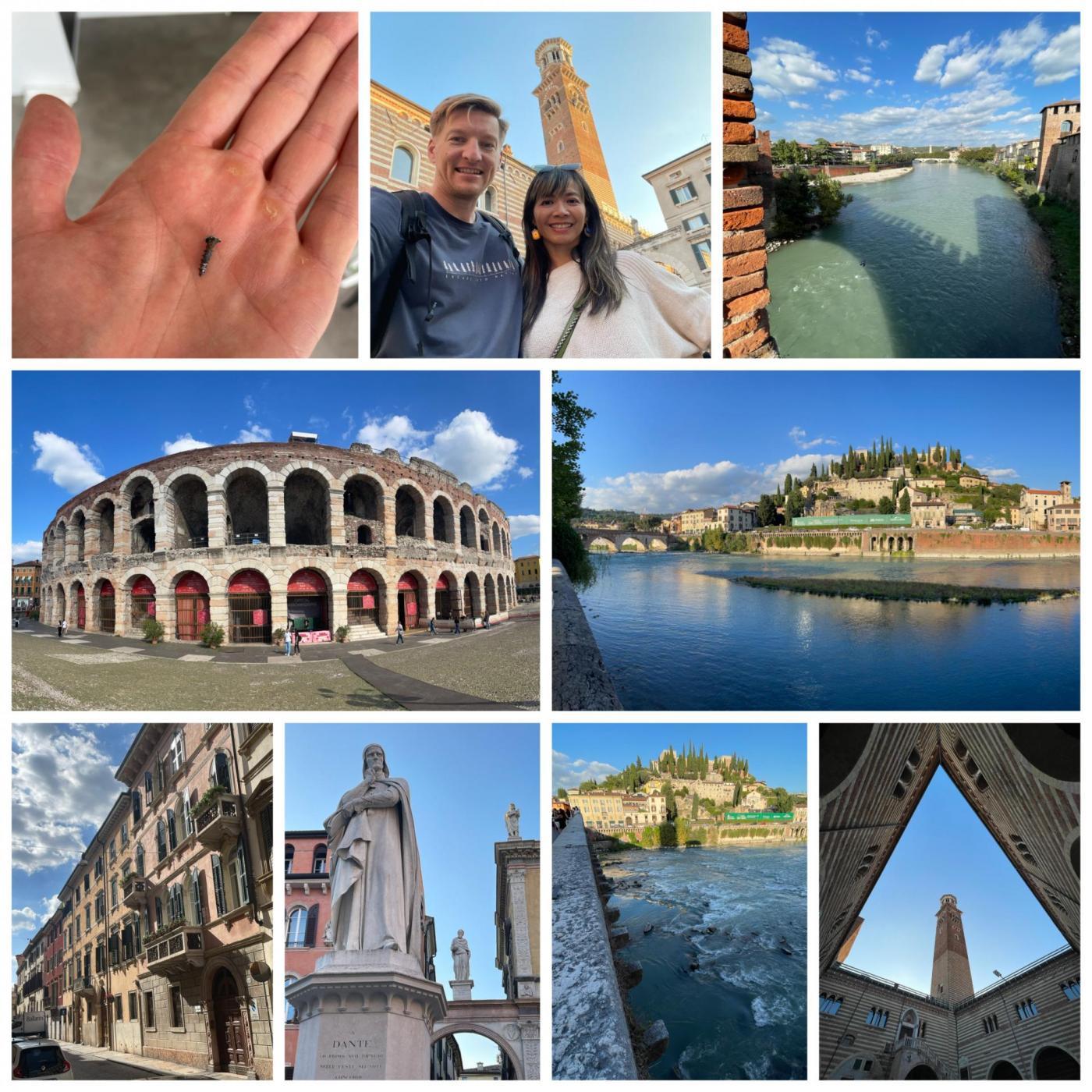 Auch ein winziger Mistkerl hat uns nicht von wunderbarem Tag in Verona abgehalten - auf Romeos & Julias Spuren… ;)