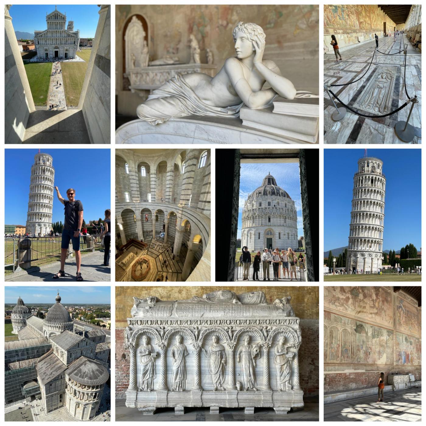 Pisa: Heute so einige Stunden mit dem Bestaunen des unglaublichen Ensemble am Piazza dei Miracoli verbracht…