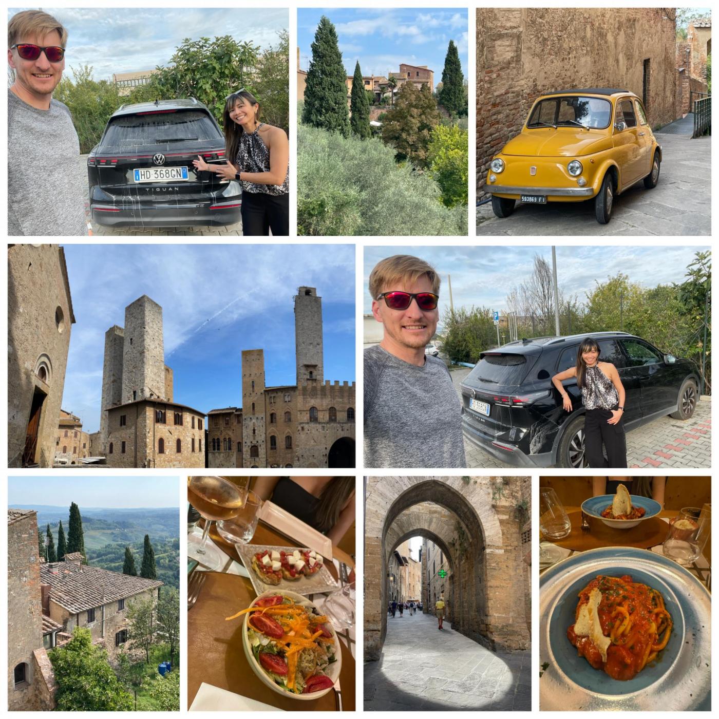 Letzter Tag von 2.000km Roadtrip von Voltera nach Florenz über San Gimignano & Certaldo…