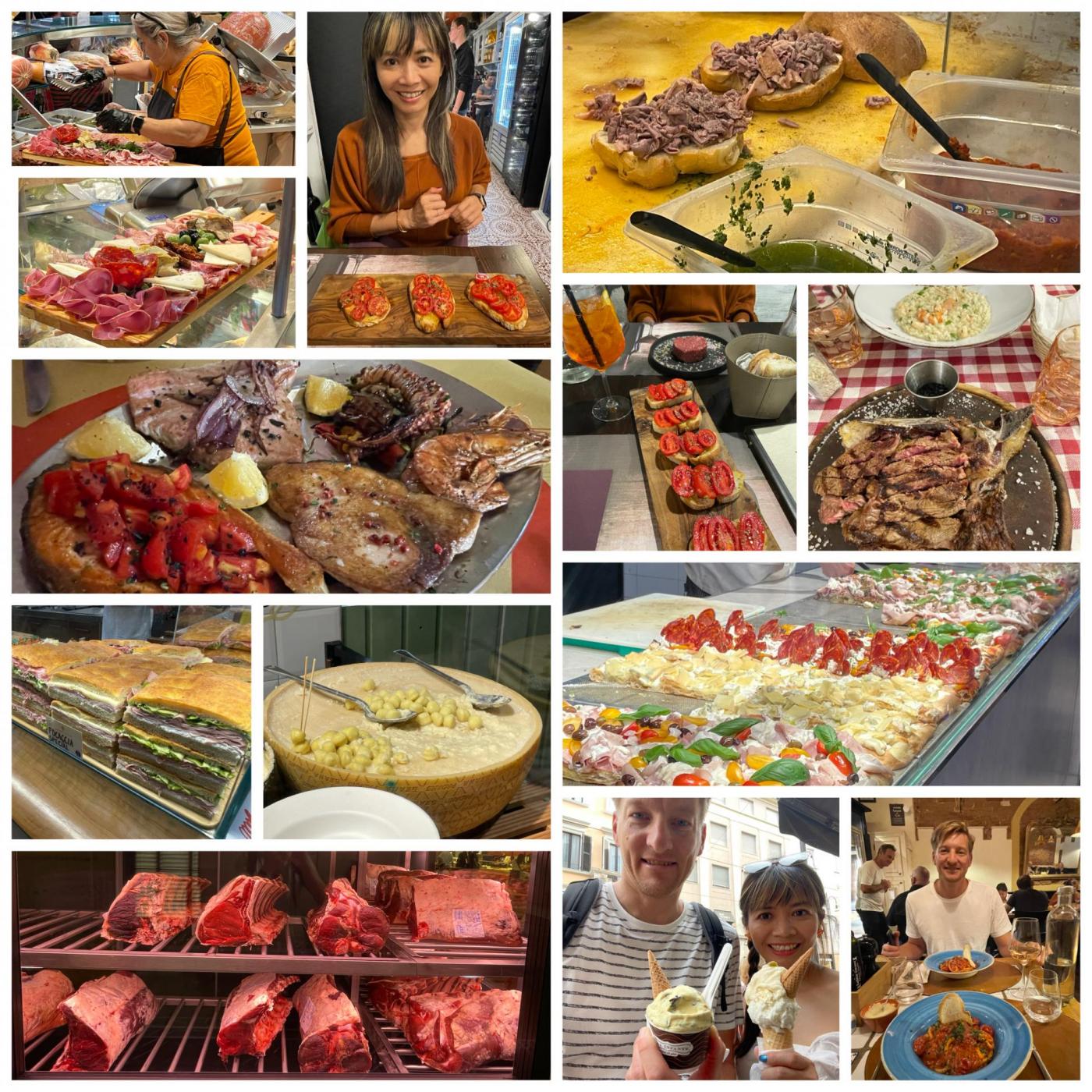 Also Genuss können sie hier in Italien! Wie wir nicht erst seit unserem heutigen Besuch des Mercato Centrale in Florenz erleben durften…