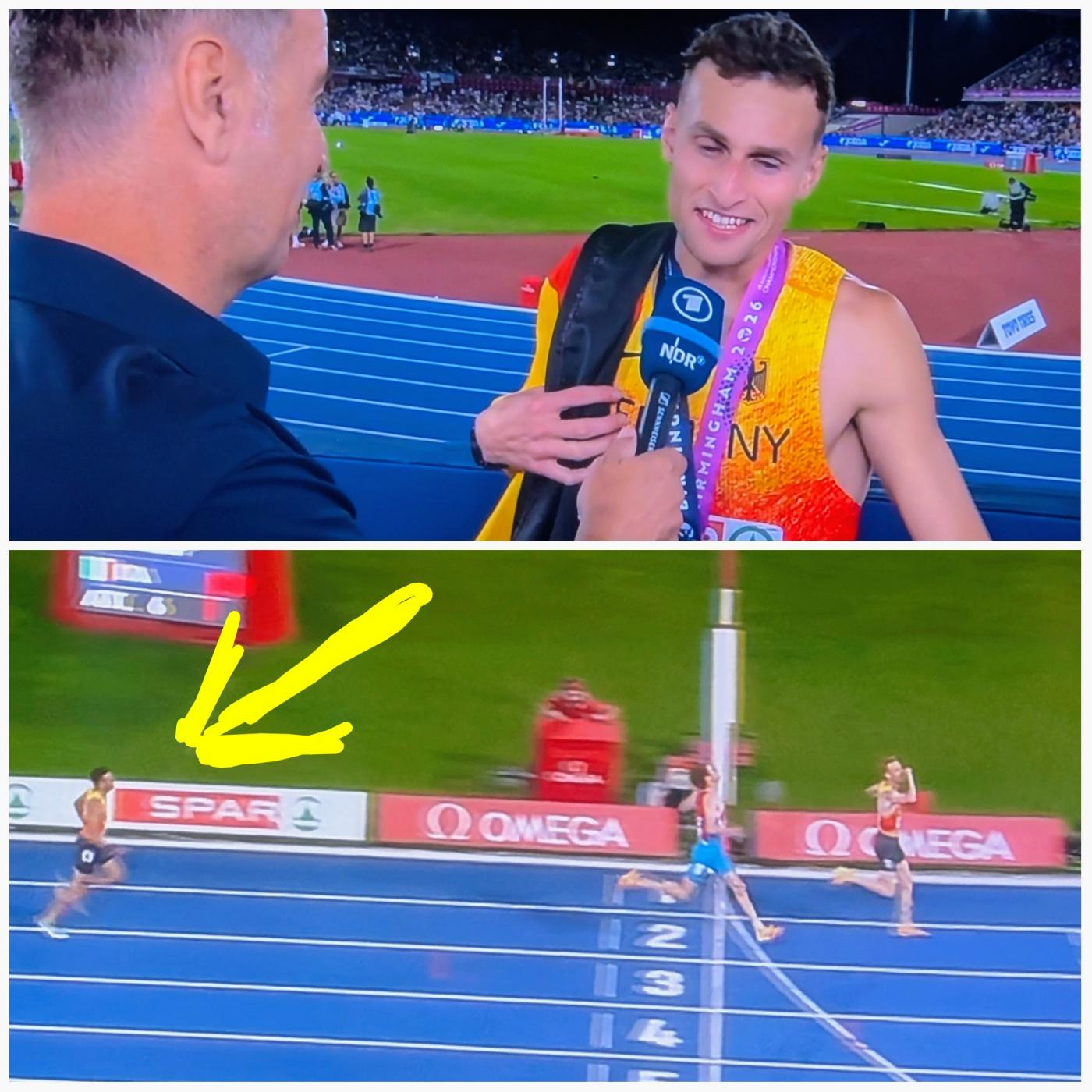 Letzter Sportpost vom Wochenende: Sonntag Abend noch das spannende 3000m Hindernis Finale mit unserem Dresdner Lokal-Runner Karl Bebendorf. Leider nur Platz 3, aber mit kämpferischem Interview.