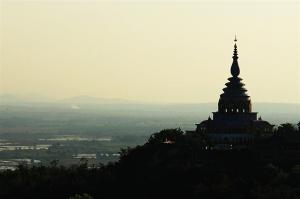 Wat Thaton in der Dämmerung